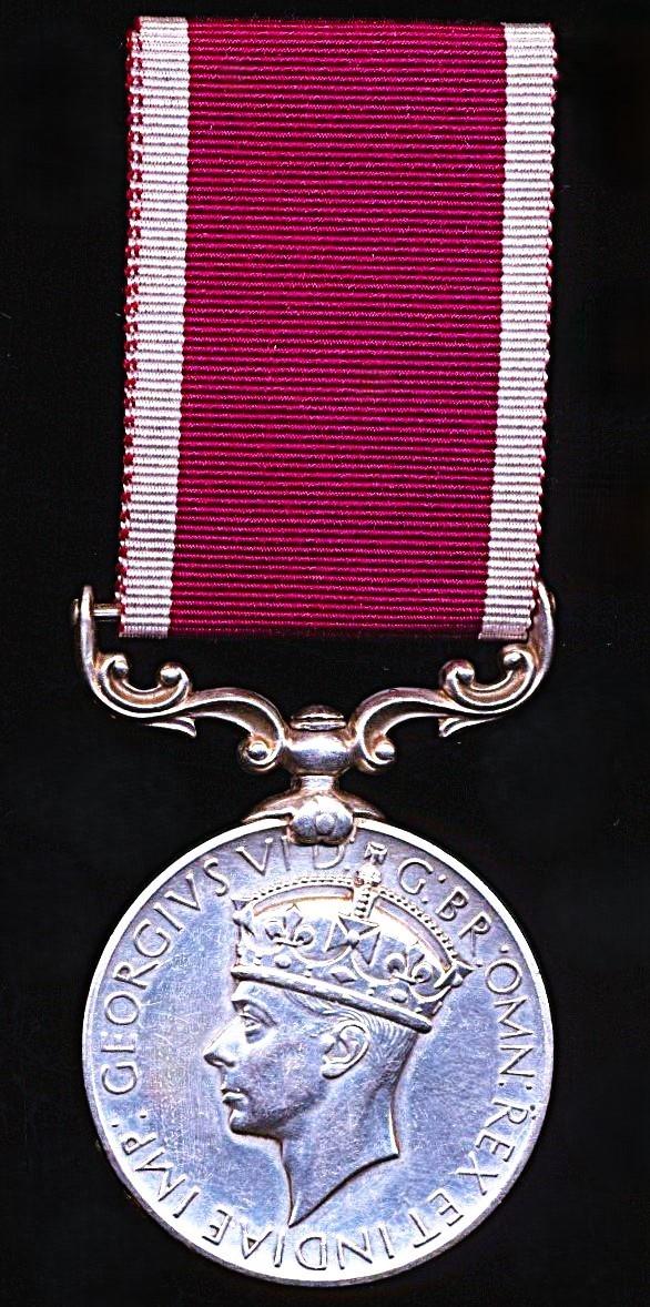 India Military Long Service & Good Conduct Medal, GVI Issue (32330 Dvr. Itbar Khan, M.A.T.C.)