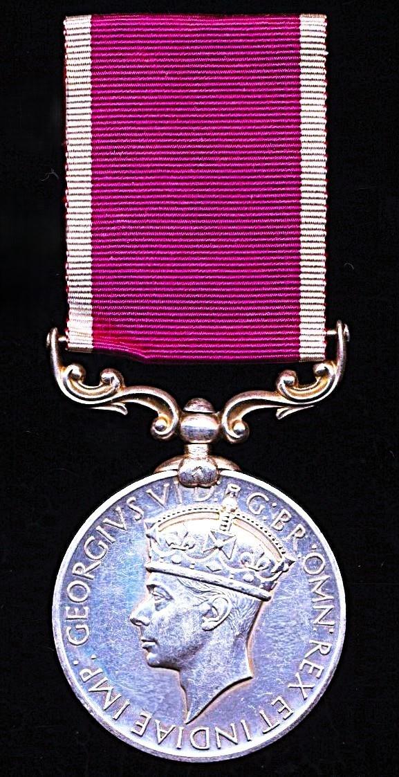 India Military Long Service & Good Conduct Medal, GVI Issue (24050 Driver Fazal Ilahi, 23 Mtn. Bty., R.A.)