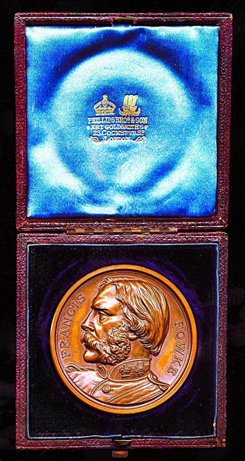Royal Engineers: Fowke Memorial Medal. Bronze (W. Sherman. Corporal R.E.)