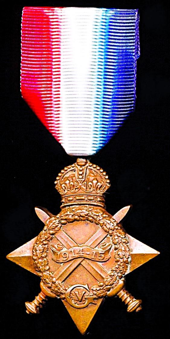 1914-15 Star (No. 1164 Dvr. Pakhar Singh, 26/Pack Batty.)