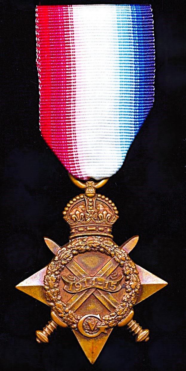 1914-15 Star (No. 12 Gunr. Kaka Khan, 23/P. Mtn. Batty F.F.)