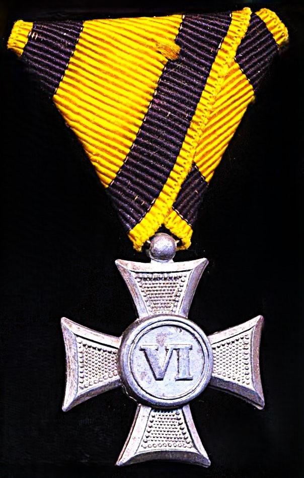 Austria (Imperial): Military Long Service Decoration. III Class for Six Years' Service (1913-1918). Wartime Zinc Metal issue