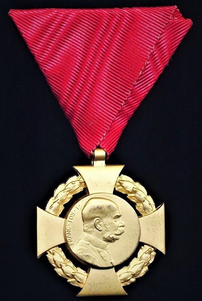 Austria (Empire): Jubilee Medal for Civilian Uniformed Services 1908. Bronze gilt