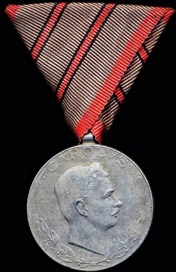 Austria (Imperial): Wound Medal. With riband for 'Two Wounds'