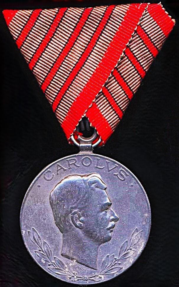Austria (Imperial): Wound Medal. With riband for 'Four Wounds'