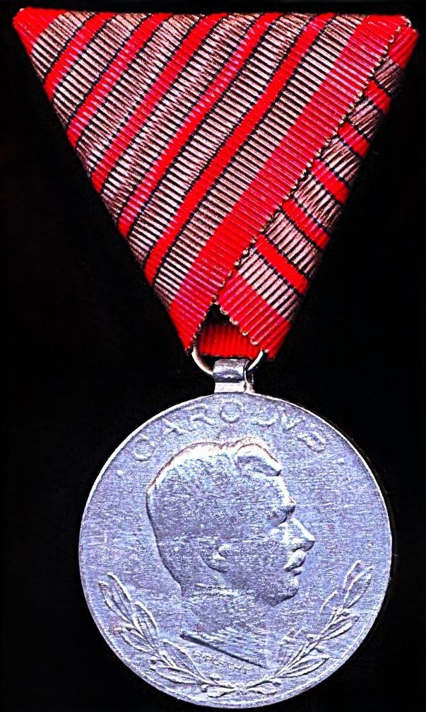 Austria (Imperial): Wound Medal. With riband for 'Five Wounds'