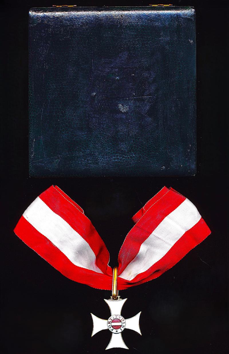 Austria (Imperial): Military Order of Maria Teresa ((Militär-Maria-Theresien-Orden, Kommandeurkreuz). Commander's gilt & enamel neck badge