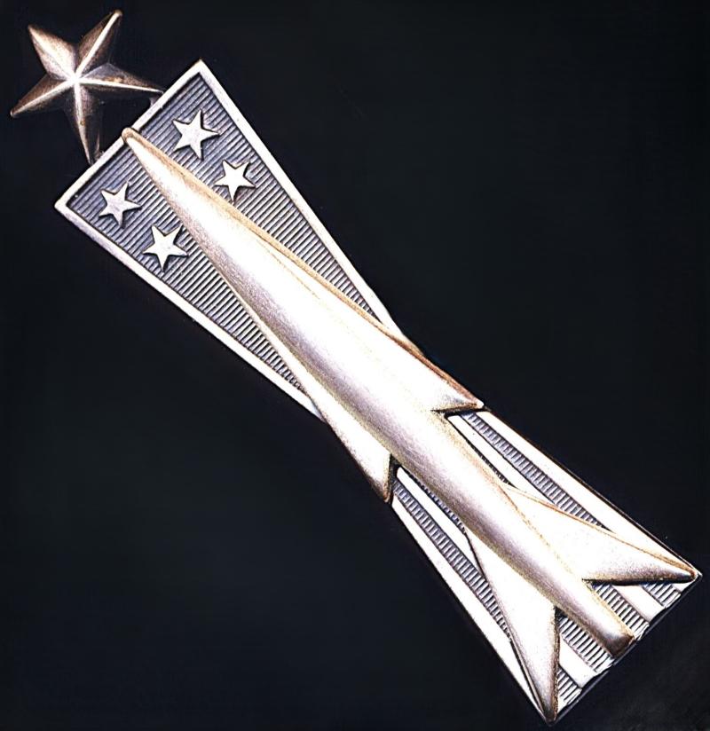 United States Air Force Master (Senior) Missile and Maintenance Badge. Tunic Badge. Full-size