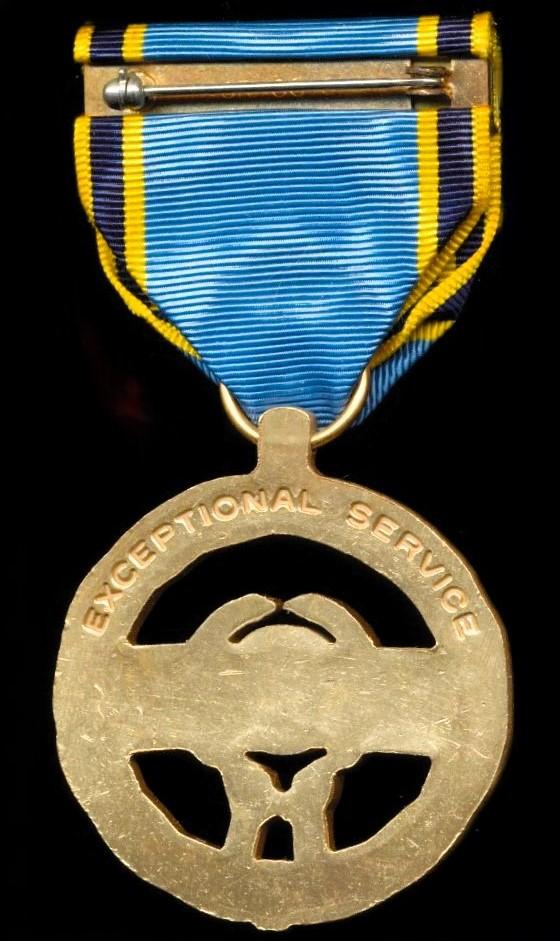 United States: National Aeronautics and Space Administration (NASA) 'Exceptional Service Medal'