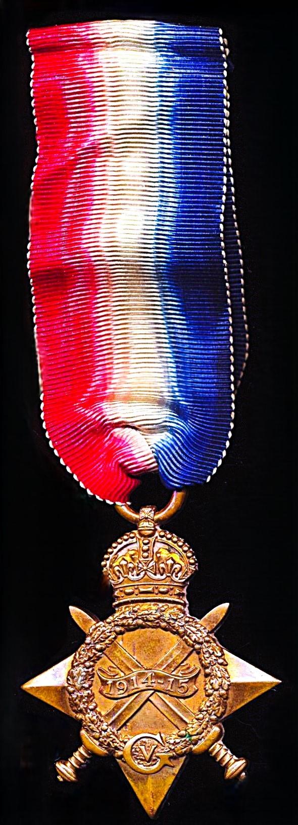 1914-15 Star (1027 Pte. P. Grandison, 3-Sco. H.)
