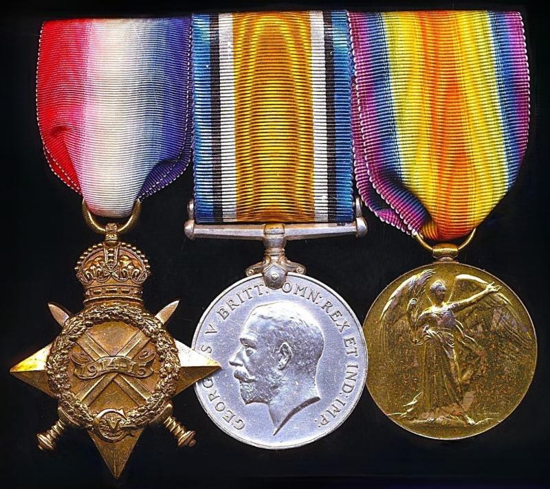 A Dundonian 'Jute Wallah' Indian Volunteers rare to unit Great War campaign medal group of 3 for service in East Africa, a.k.a. the 'Ice Cream War': Gunner Thomas Duncan, 8th Calcutta Field Battery late Cossipore Artillery Volunteers