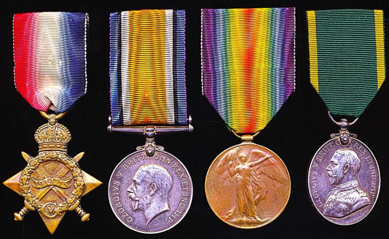 A Jock's confirmed Gallipoli Casualty & plaintif to a 'Rob All My Comrades' appeal medal group 4: Private Austin John Banner, 4th (Queen's Edinburgh Rifles) Battalion Royal Scots (Territorial Force)