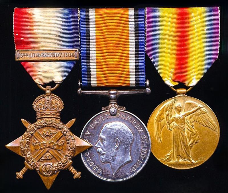 A former teenage 'Habitual Convict - Made Good' & Old Contemptible's Great War 'Mons 1914' medal group of 3: Sergeant Cornelius Lyons, 13th Brigade Royal Field Artillery, Royal Regiment of Artillery. Meerut Division