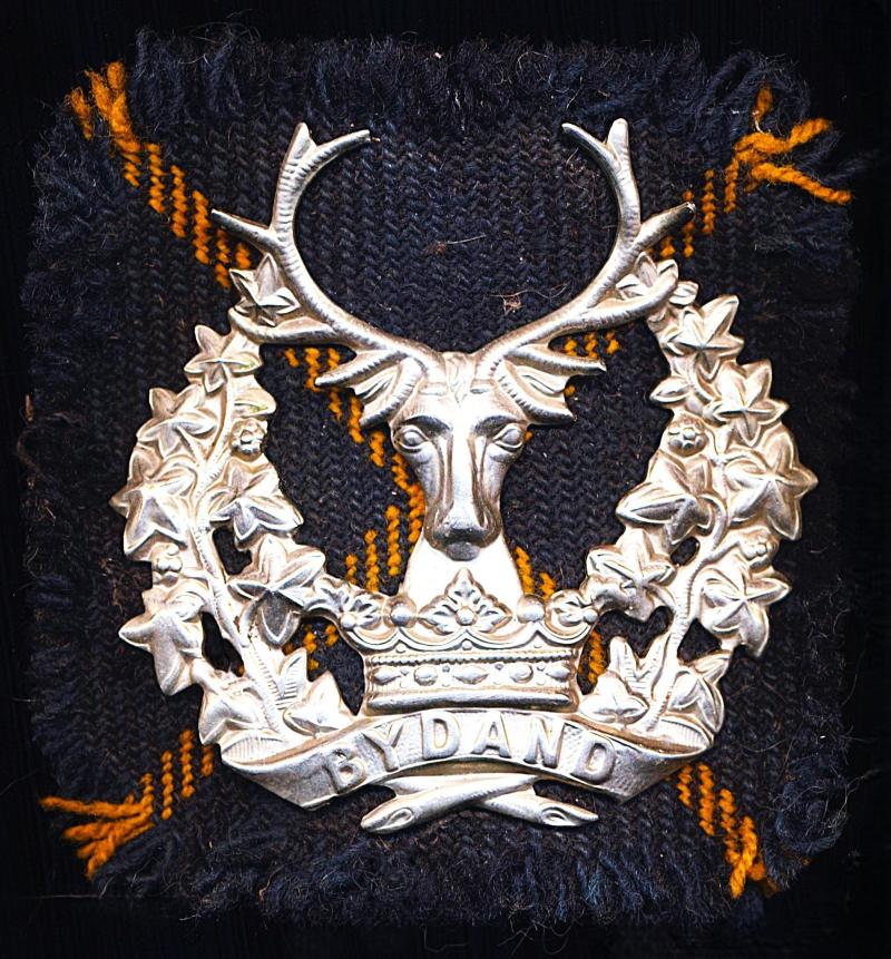 Gordon Highlanders. Cap Badge. White-metal. Circa 1897-1953