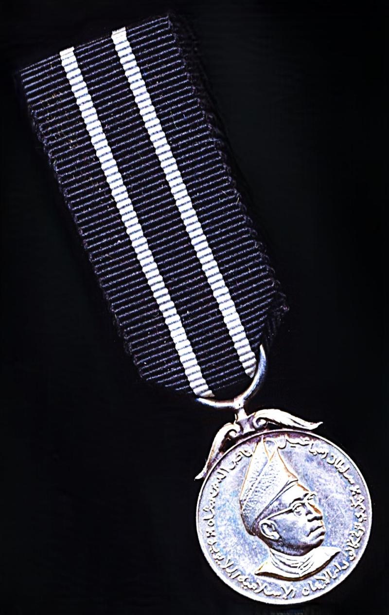 Malaysia (Federation): Terengganu State. Distinguished Conduct Medal (Pingat Pekerti Terpilih). Miniature medal