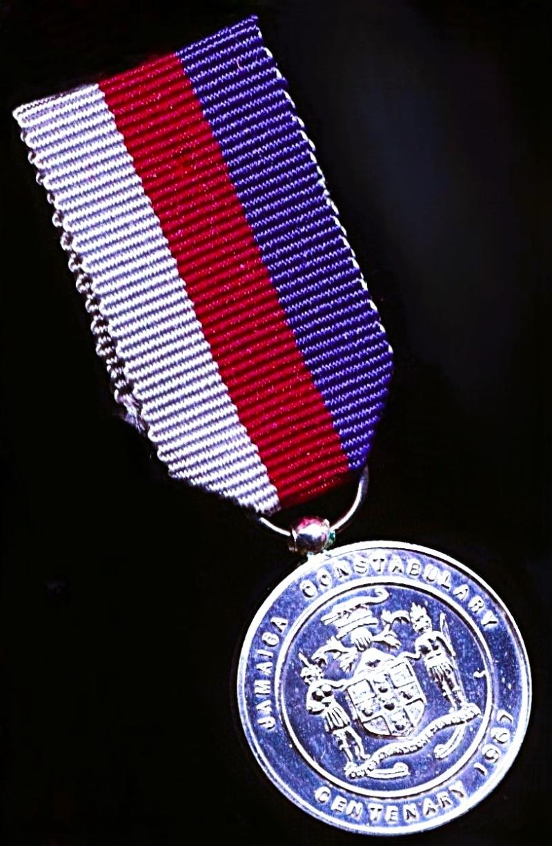Jamaica: Jamaica Constabulary Centenary Medal 1967 (miniature medal)
