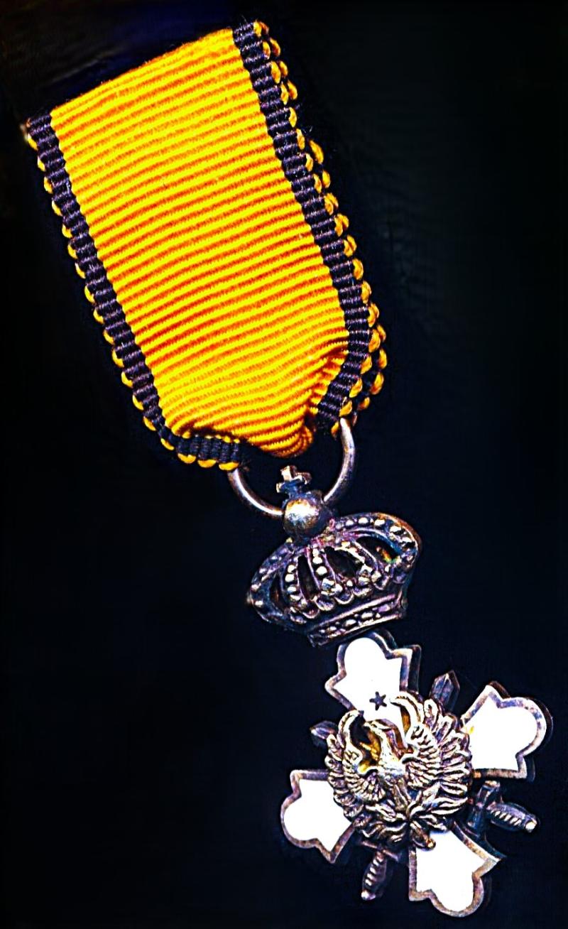 Greece (Kingdom): Royal Order of the Phoenix. 2nd Type breast badge 1935-1973. Miniature medal