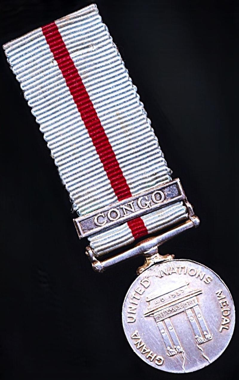 Ghana: Congo Medal 1960. Miniature medal