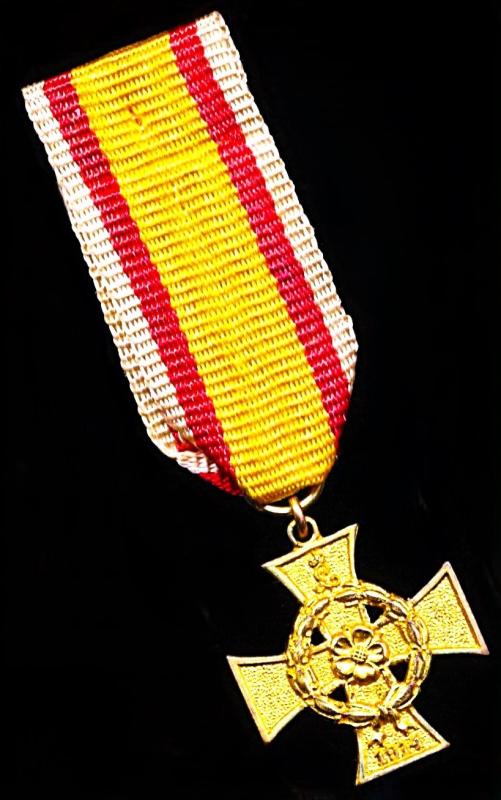 Germany (States): Lippe Detmold. War Service Cross for Combatants 1914-18. Miniature medal
