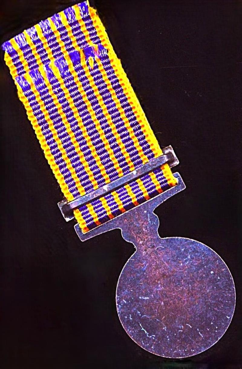 Australia: National Meda (instituted 1974). With further service bar. Miniature medal