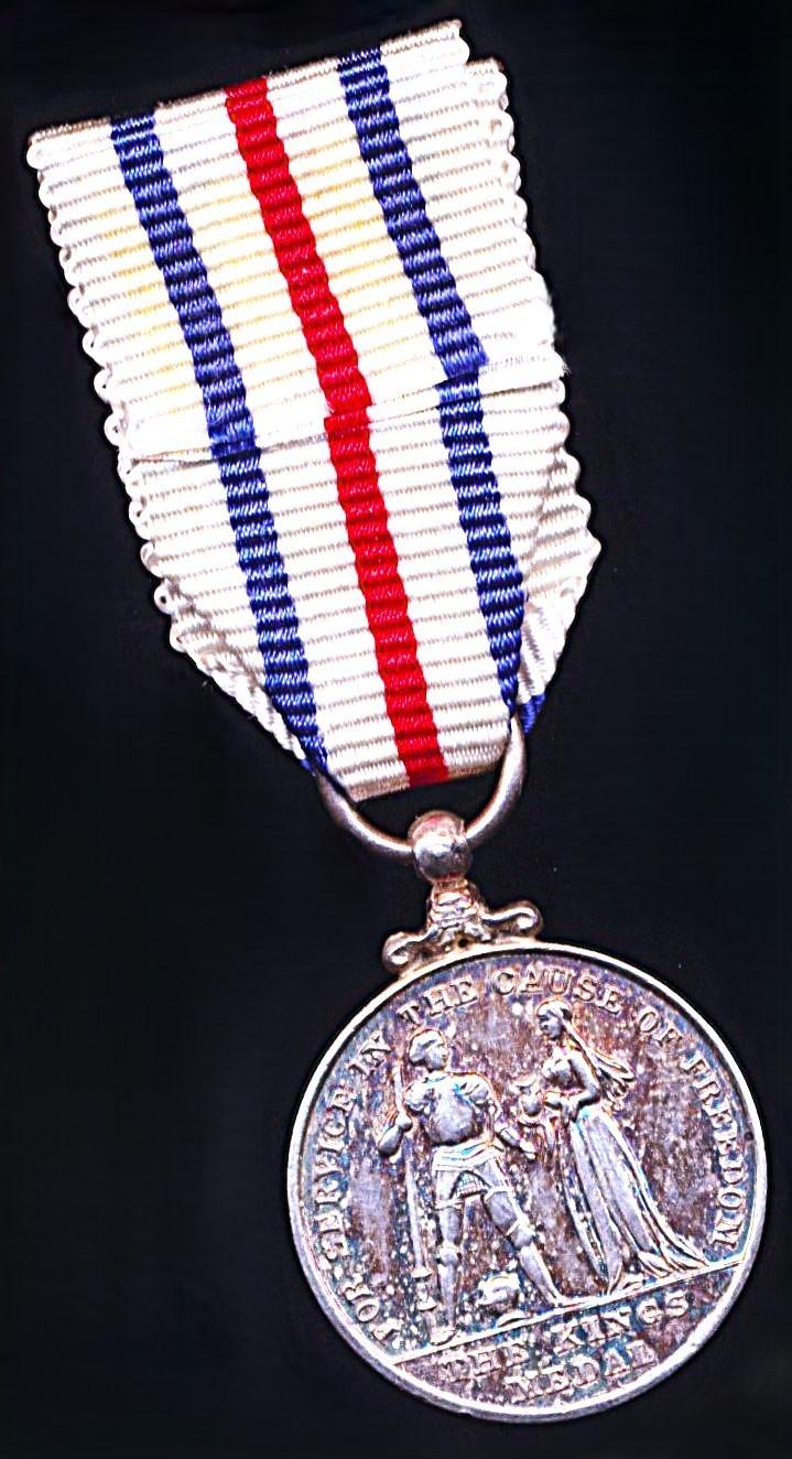 United Kingdom: The King's Medal for Service in the Cause of Freedom. Instituted 1945