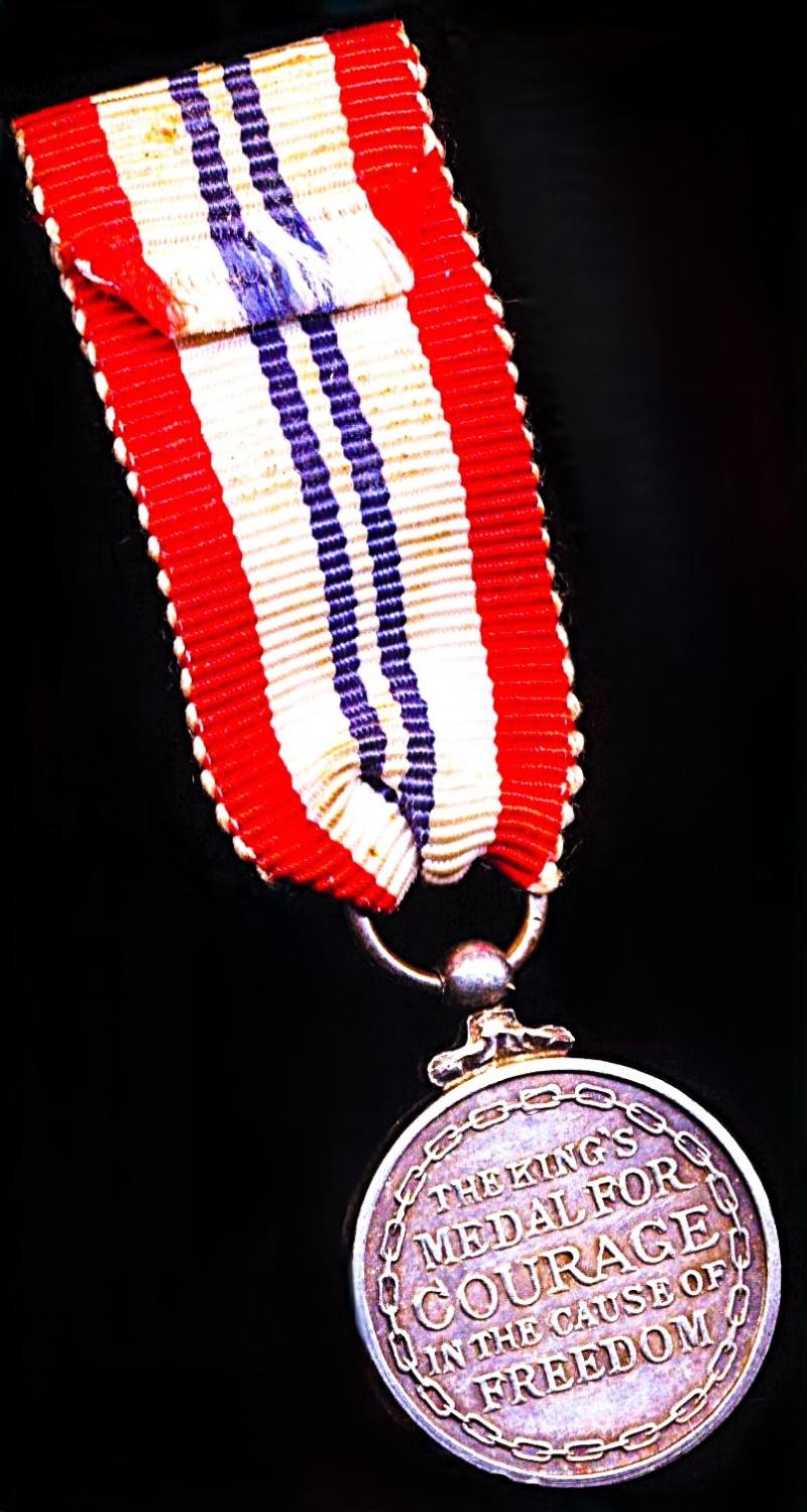 United Kingdom: The King's Medal for Courage in the Cause of Freedom. Instituted 1945
