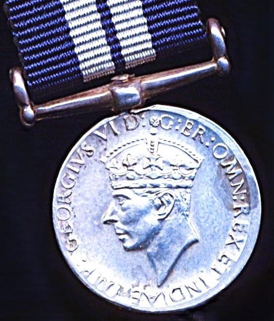 United Kingdom: Distinguished Service Medal (D.S.M.). GVI 1st issue obverse legend. Variant model sans reverse 'crown'