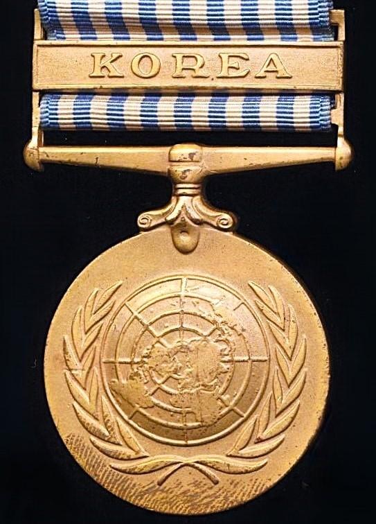 United Nations: Service Medal with clasp 'Korea'