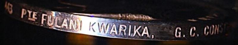 An Ashanti Star 1896 & West Africa 'Gold Coast' 1897-98 Campaign Medal pair: Private Fulani Kwarika. Gold Coat Constabulary