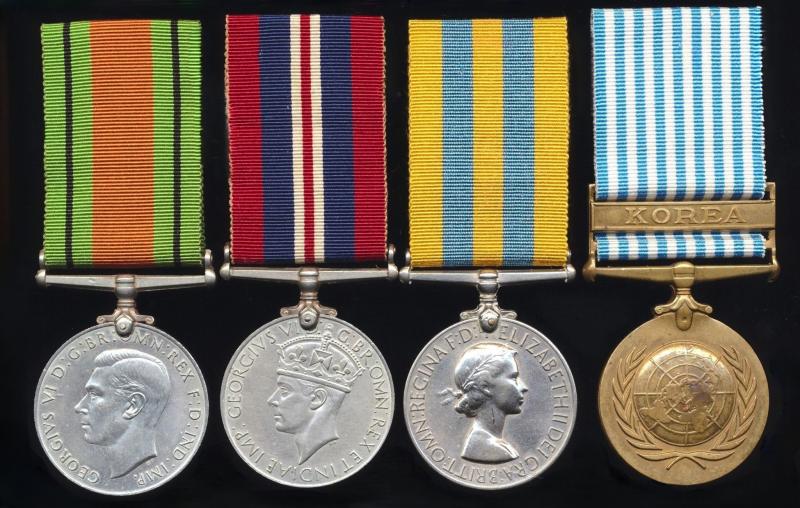 A Scottish senior NCO's Burma Campaign and Korean War campaign medal group of 6: Sergeant Alexander Vernon, 2nd Battalion Royal Scots late Company Quartermaster Sergeant 1st Battalion King's Own Scottish Borderers