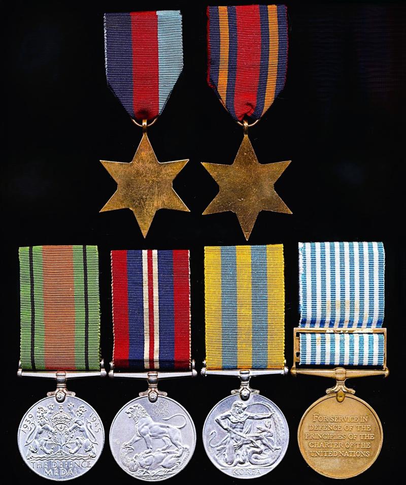 A Scottish senior NCO's Burma Campaign and Korean War campaign medal group of 6: Sergeant Alexander Vernon, 2nd Battalion Royal Scots late Company Quartermaster Sergeant 1st Battalion King's Own Scottish Borderers