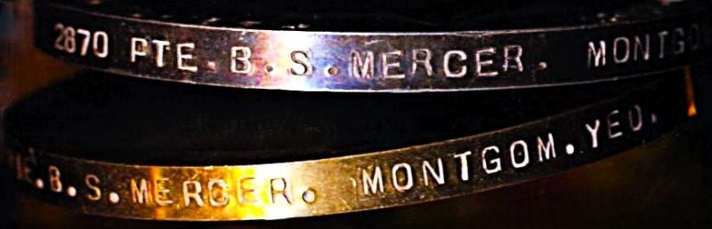 A Welsh Yeoman's confirmed 'Palestine Casualty' 3rd Battle of Gaza / Capture of Beersheba, Great War medal pair: Serjeant Basil Samuel Mercer, 25th (Montgomeryshire and Welsh Horse Yeomanry) Battalion Royal Welch Fusiliers, late Montgomery Yeomanry