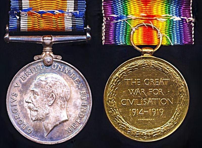 A Small Heath, Knowle, Solihull, Warwickshire interest Great War 'Passchendaele / Polygon Wood' Killed-in-Action medal pair: Lance-Corporal Richard Andrews, 2nd Battalion Royal Warwickshire Regiment