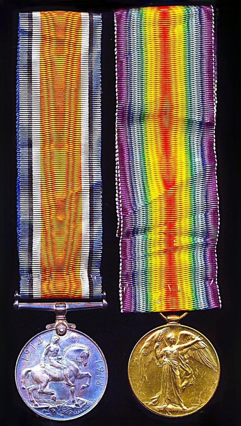 A Small Heath, Knowle, Solihull, Warwickshire interest Great War 'Passchendaele / Polygon Wood' Killed-in-Action medal pair: Lance-Corporal Richard Andrews, 2nd Battalion Royal Warwickshire Regiment