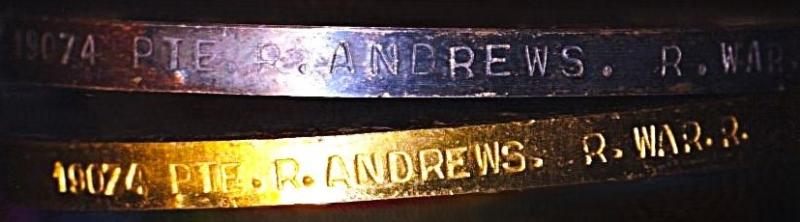 A Small Heath, Knowle, Solihull, Warwickshire interest Great War 'Passchendaele / Polygon Wood' Killed-in-Action medal pair: Lance-Corporal Richard Andrews, 2nd Battalion Royal Warwickshire Regiment