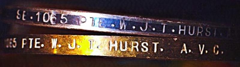 A Shoreham, Sussex, interest 1914 'Special Enlistment' - Horse Handler - later 'Recommended for a decoration in Italy' Great War medal group of 3: Private William John Thomas Hurst, 10th Battalion West Riding Regiment late Army Veterinary Corps