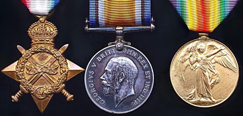 An Infantry Officers 'Commissioned from the Ranks' Great War 'Western Front' medal group of 3: Lieutenant William Edward Mitchell, 2nd Battalion West Riding Regiment (Duke of Wellington's Regiment) late 7th Bn Royal West Kent Regiment
