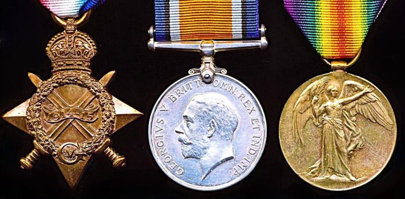 A poignant 'Dundee Interest' Battle of Aubers Ridge - Black Watch Victoria Cross Action - Great War casualty medal group of 3: Private George Dalziel, 1st Battalion Royal Highlanders (Black Watch)