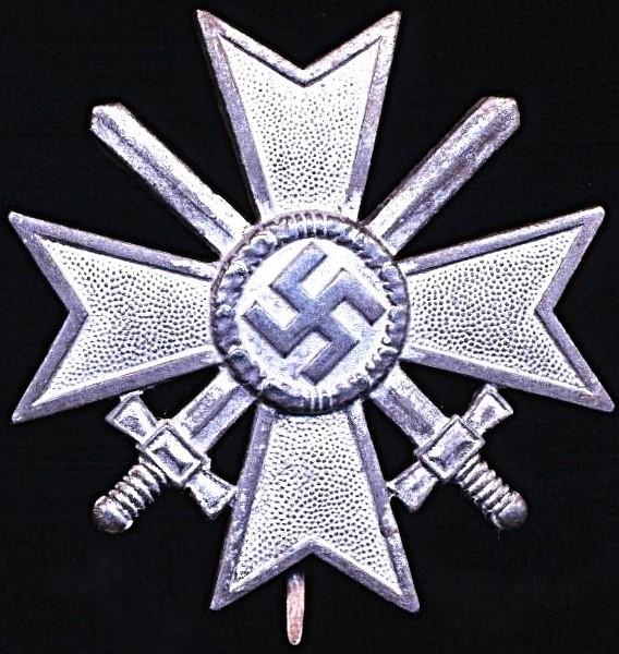 Germany (Third Reich): War Merit Cross (Kriegsverdienstkreuz). 1st Class breast badge. With swords. Maker marks for 'Wilhelm Deumer'