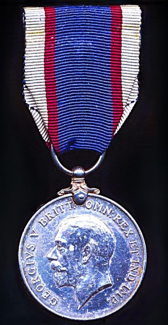 Royal Fleet Reserve Long Service & Good Conduct Medal. GV issue 2nd type with 'Coinage Head' (J.39267 (CH.B. 21017) H. V. Platt. A.B. R.F.R.)