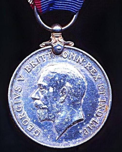 Royal Fleet Reserve Long Service & Good Conduct Medal. GV issue 2nd type with 'Coinage Head' (J.39267 (CH.B. 21017) H. V. Platt. A.B. R.F.R.)