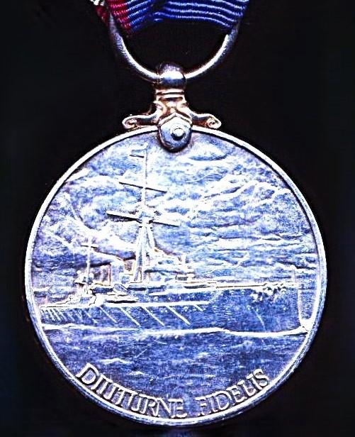 Royal Fleet Reserve Long Service & Good Conduct Medal. GV issue 2nd type with 'Coinage Head' (J.39267 (CH.B. 21017) H. V. Platt. A.B. R.F.R.)
