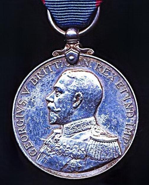 Royal Fleet Reserve Long Service & Good Conduct Medal. GV issue first type (283285 PO. B. 1362 W. Hopwood. Sto.1 R.F.R.)