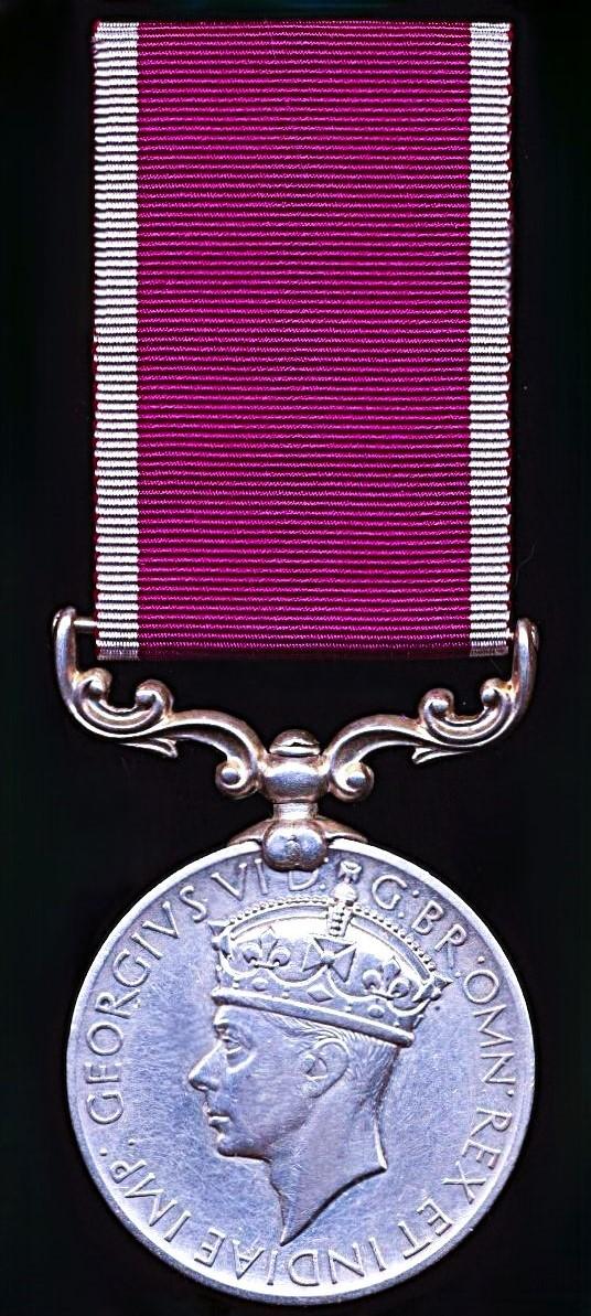 India Military Long Service & Good Conduct Medal. GVI issue (S-325 Baker Cl. I Sajawal Shah, R.I.A.S.C.)