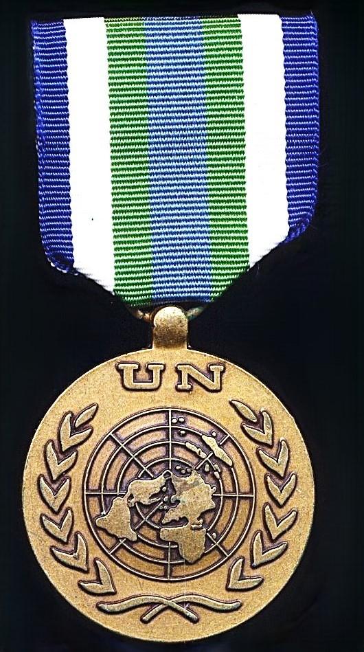 United Nations Medal: UNOMSIL / UNAMISL (United Nations Observer Mission in Sierra Leone 1998-1999 / United Nations Mission in Sierra Leone 1999-)