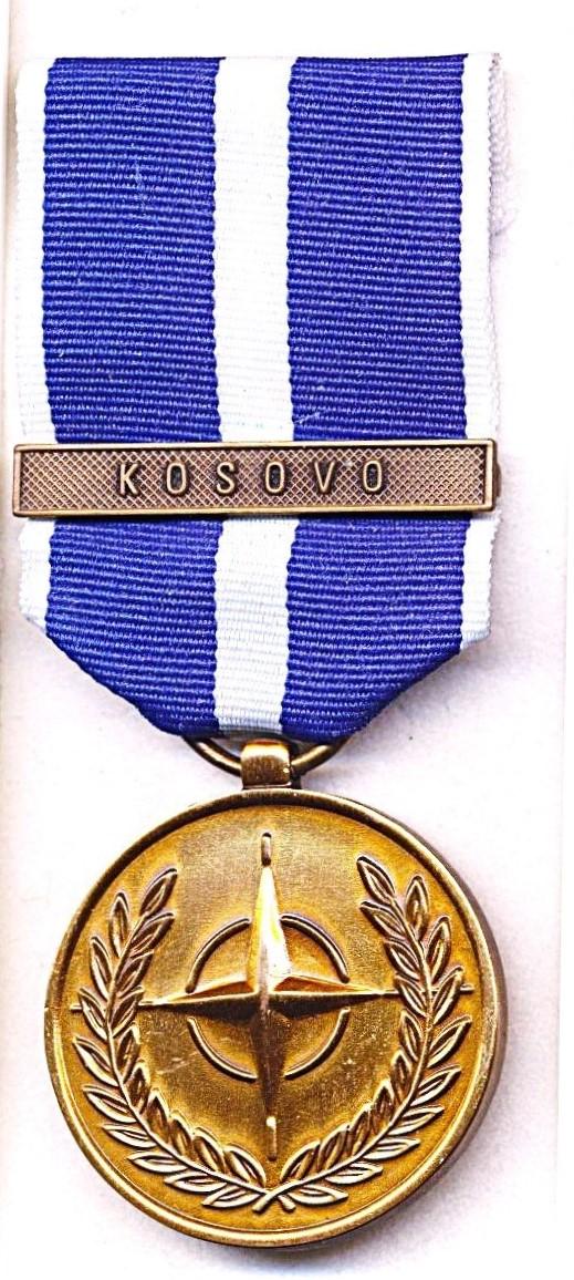 North Atlantic Treaty Organisation (NATO ): NATO Medal for the Former Yugoslavia. With clasp 'Kosovo'
