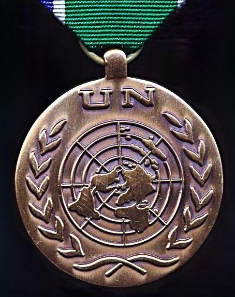 United Nations Medal: ONUC (United Nations Operation in the Congo 1960-1964). Type II riband post 1963