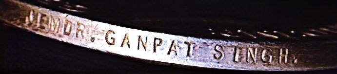 General Service Medal 1918-62. GV first type with clasp 'N. W. Persia' (Jemdr. Ganpat Singh.)