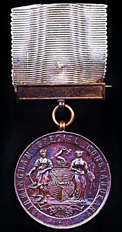Birmingham Special Constabulary Water Works Guard Medal 1917-18. Bronze, unnamed as issued