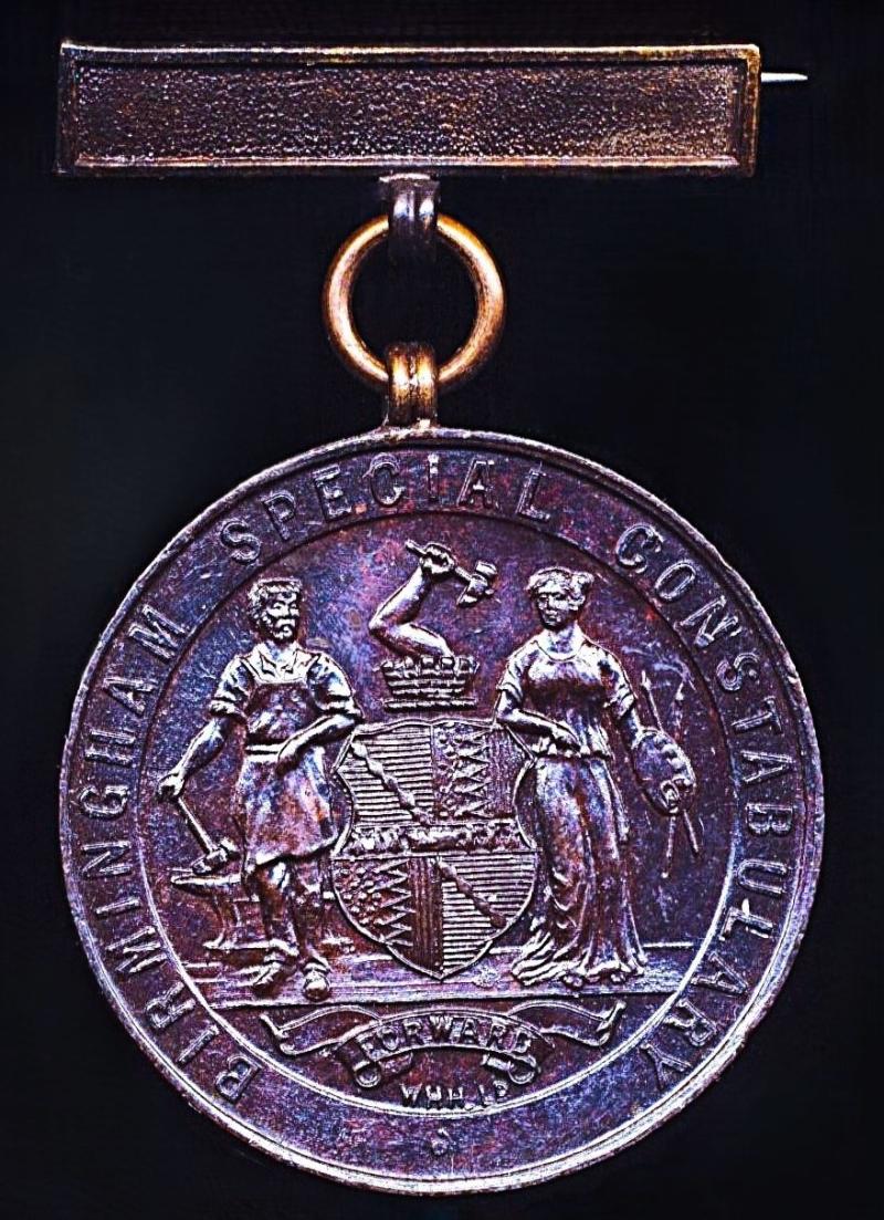 Birmingham Special Constabulary Water Works Guard Medal 1917-18. Bronze, unnamed as issued